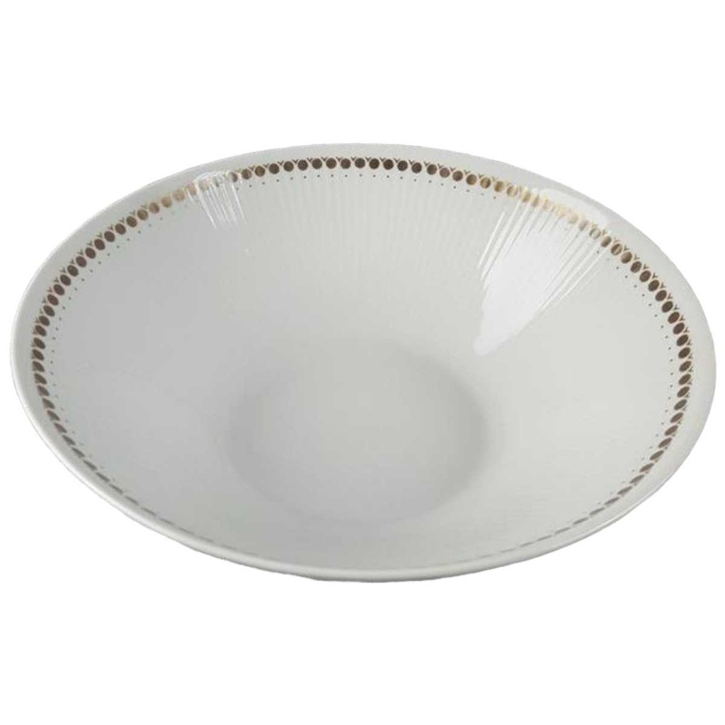 [458110534] Schüssel Servierschüssel Golddekor 25 cm Mitterteich Form 650 Kreise gebraucht - akzeptabel Bild 2