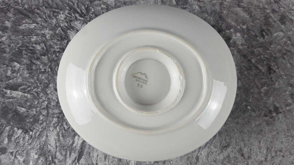 [458110537] Sauciere mit Teller Golddekor 1tlg Mitterteich Form 650 Kreise gebraucht - akzeptabel Bild 4