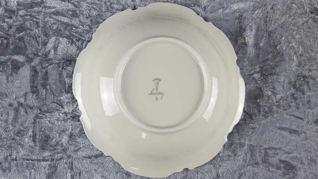 [458110554] Schale Prunkschale 19,5 cm Schirnding Bavaria Elfenbein gebraucht - gut Bild 5
