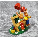 [458110577] Figur Dekoration 8,9 cm Bunt Ostern gebraucht - gut Bild 2