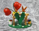 [458110577] Figur Dekoration 8,9 cm Bunt Ostern gebraucht - gut Bild 3