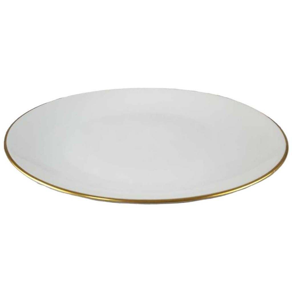 [458110590] Speiseteller Essteller Goldrand 24,6 cm Fürstenberg Schloß 644 0801 gebraucht - gut Bild 2
