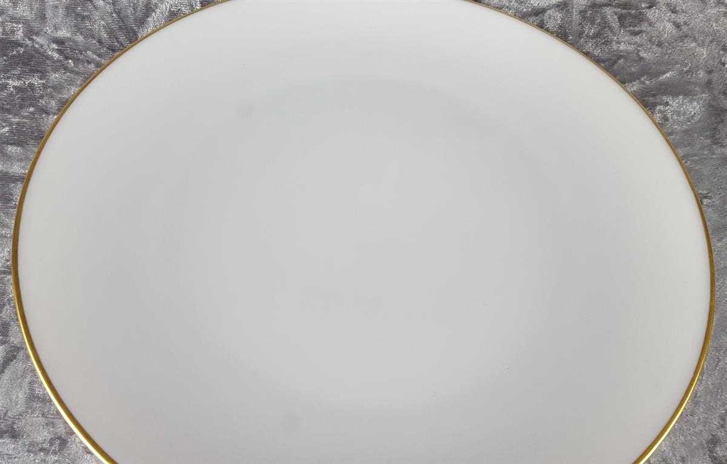 [458110590] Speiseteller Essteller Goldrand 24,6 cm Fürstenberg Schloß 644 0801 gebraucht - gut Bild 4
