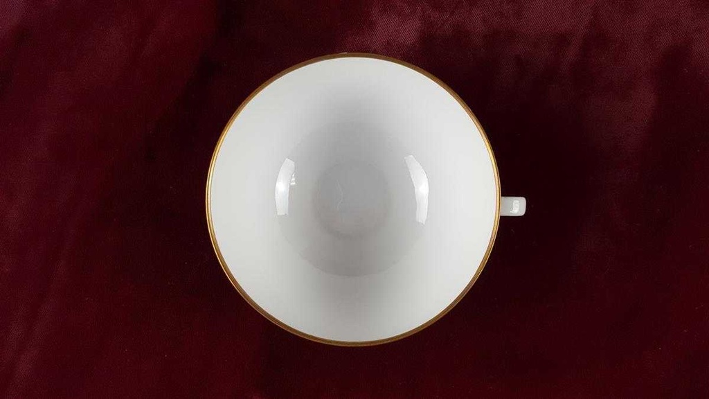 [458110596] Teetasse Tasse Goldrand Fürstenberg Schloß 644 0801 gebraucht - sehr gut Bild 3