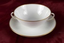 [458110598] Suppentasse mit Untertasse Goldrand Fürstenberg Schloß 644 01852 gebraucht - gut Bild 2