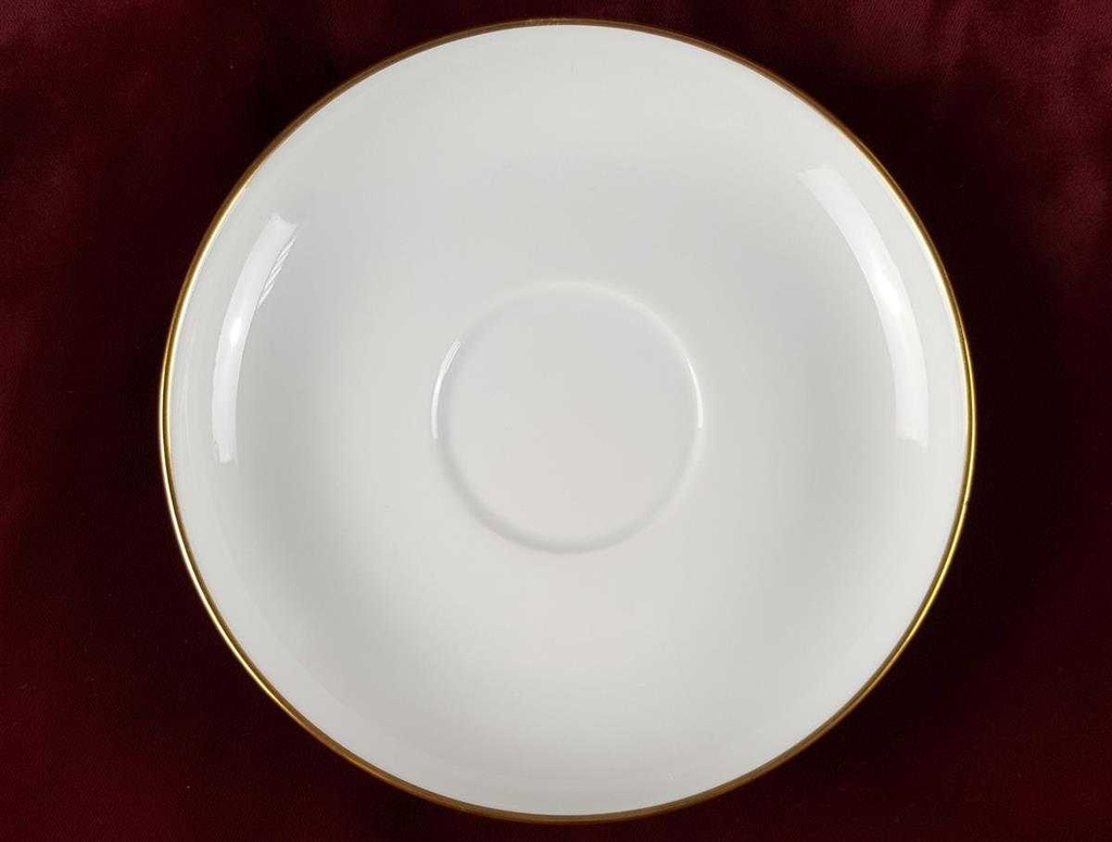 [458110598] Suppentasse mit Untertasse Goldrand Fürstenberg Schloß 644 01852 gebraucht - gut Bild 4