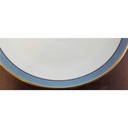 [45811062] Untertasse für Suppe Goldrand 15,7 cm Winterling Kirchenlamitz Blau mit gebraucht - gut Bild 2