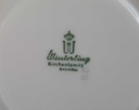 [45811062] Untertasse für Suppe Goldrand 15,7 cm Winterling Kirchenlamitz Blau mit gebraucht - gut Bild 4