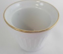 [45811066] Eierbecher Goldrand Hutschenreuther Luxor 1 mm gebraucht - gut Bild 3