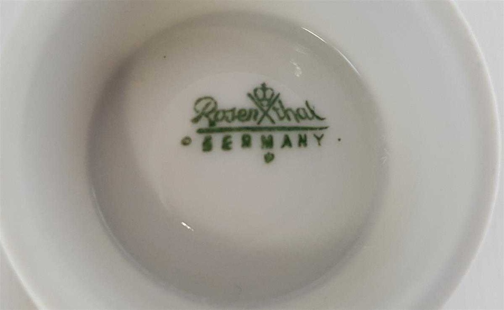 [45811069] Eierbecher Goldrand Rosenthal Form 2000 3 mm gebraucht - sehr gut Bild 4