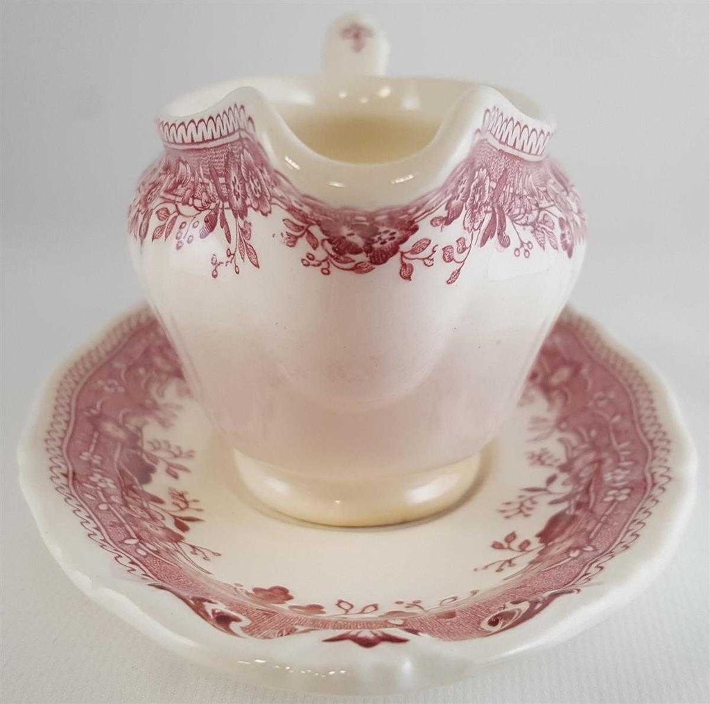 [45811074] Buttersauciere mit Teller Villeroy & Boch Burgenland Rot gebraucht - gut Bild 3