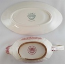 [45811074] Buttersauciere mit Teller Villeroy & Boch Burgenland Rot gebraucht - gut Bild 5