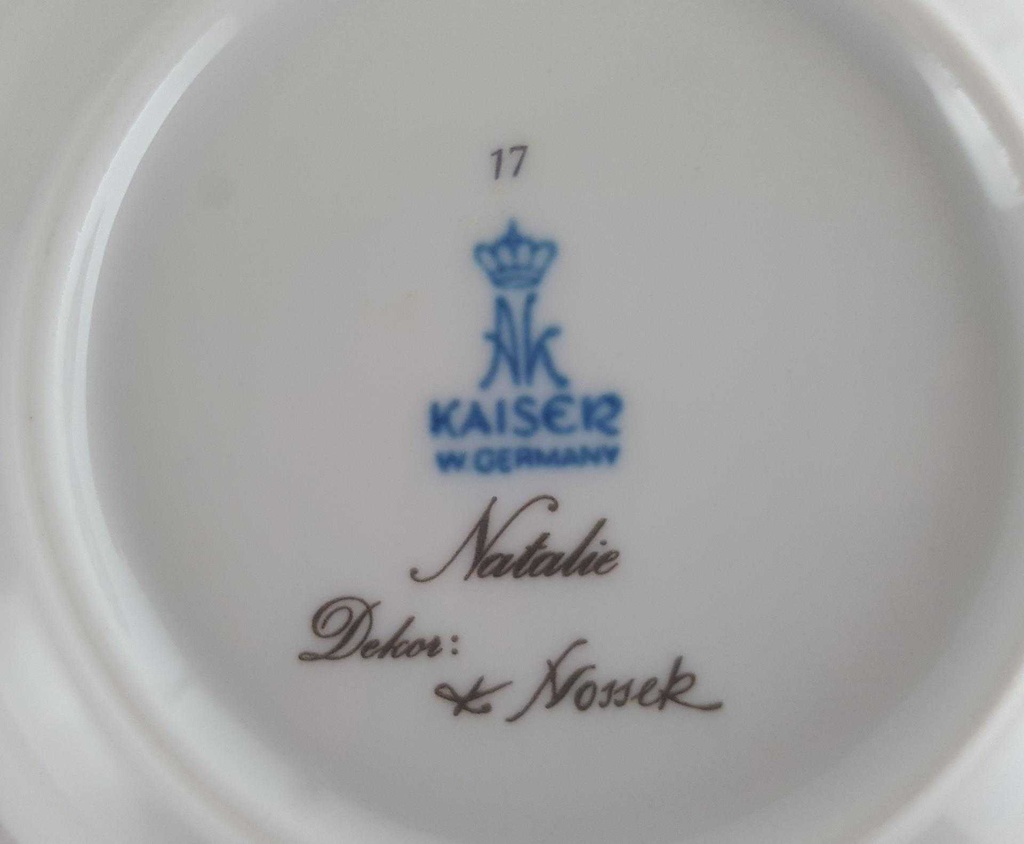 [45811075] Glasuntersetzer Teebeutelablage Teebeutel Halter 11,1 cm AK Kaiser Porzellan Natalie gebraucht - sehr gut Bild 3
