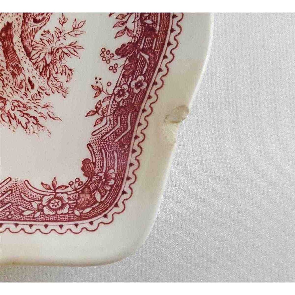 [45811076] Butterplatte Villeroy & Boch Burgenland Rot gebraucht - akzeptabel Bild 2