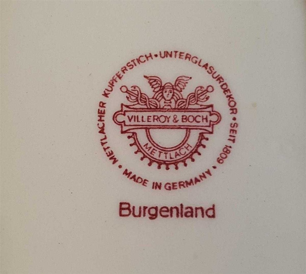[45811077] Schale Villeroy & Boch Burgenland Rot gebraucht - gut Bild 3