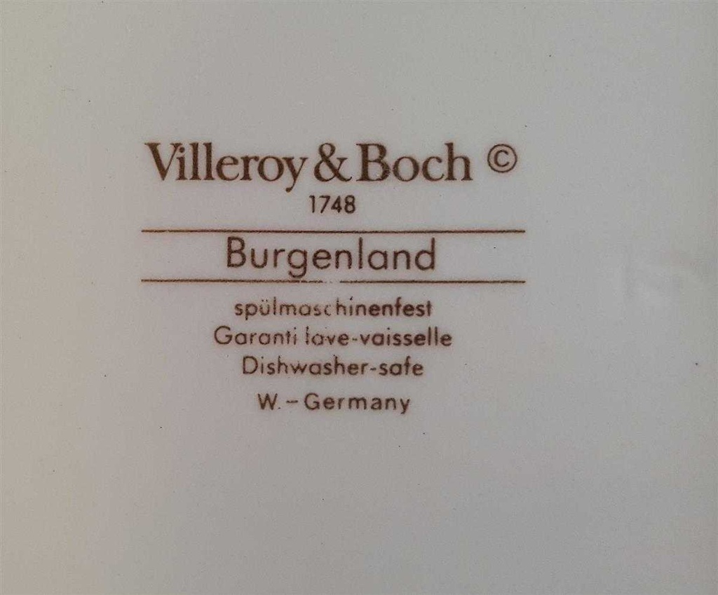 [45811080] Schale Villeroy & Boch Burgenland Rot gebraucht - sehr gut Bild 3