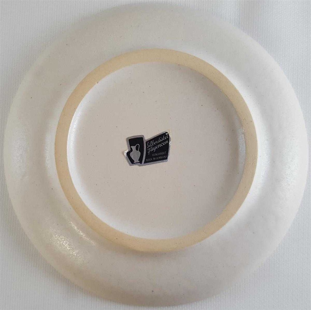 [45811086] Untertasse für Kaffee 14,5 cm Silberdistel Fayencen Sahara gebraucht - sehr gut Bild 3