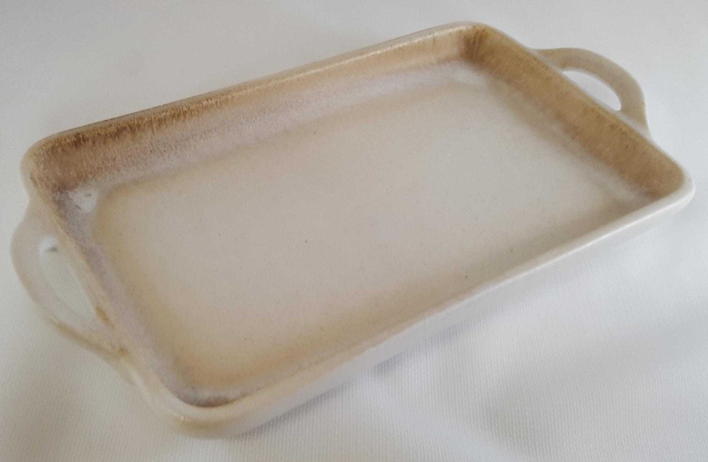 [45811094] Tablett Silberdistel Fayencen Sahara gebraucht - sehr gut Bild 2