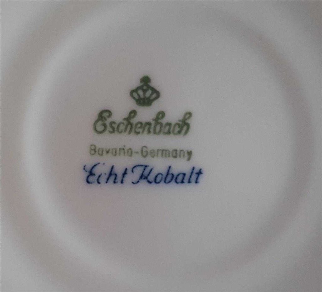 [45811116] Sauciere 1tlg Eschenbach Alte Formen Echt Kobalt Typ 3 gebraucht - sehr gut Bild 4