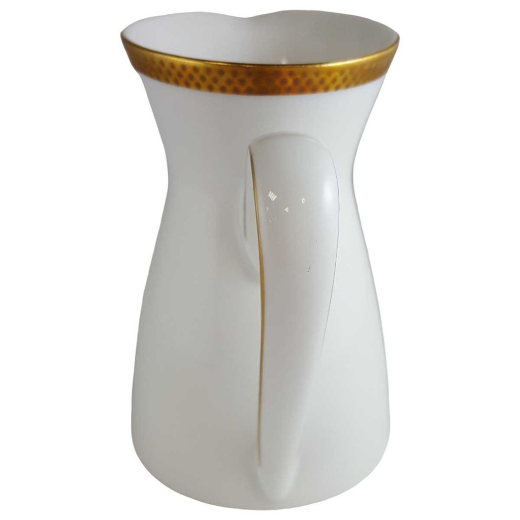 [4581112] Milchkännchen Goldrand Rosenthal Form 2000 Ätzgoldrand mit Rauten 3702 Weiß gebraucht - sehr gut Bild 2