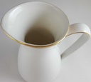 [4581112] Milchkännchen Goldrand Rosenthal Form 2000 Ätzgoldrand mit Rauten 3702 Weiß gebraucht - sehr gut Bild 3