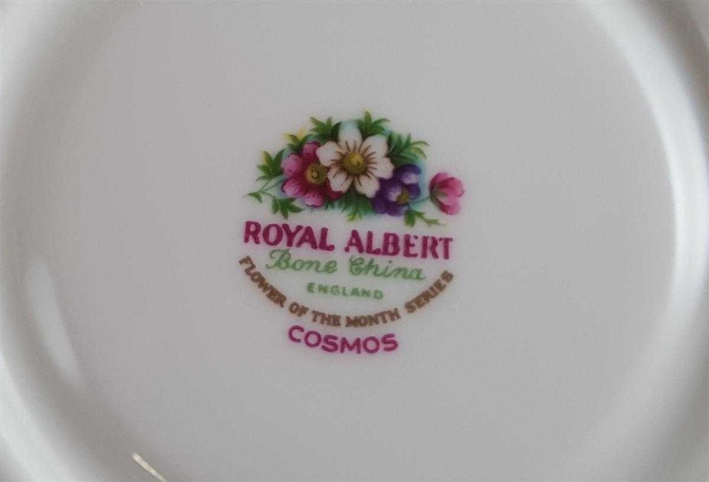 [45811122] Untertasse für Kaffee 13,8 cm Royal Albert Cosmos October gebraucht - sehr gut Bild 3