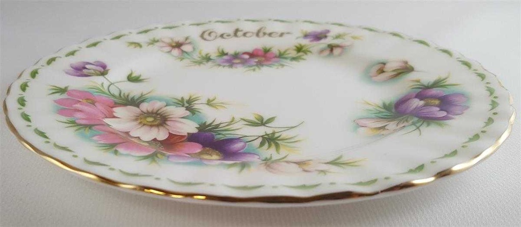 [45811123] Brotteller 15,8 cm Royal Albert Cosmos October gebraucht - sehr gut Bild 2