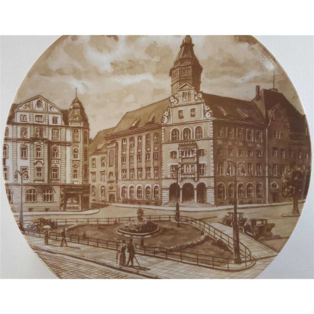 [45811151] Heimatteller AK Kaiser Porzellan Wandteller Gelsenkirchen 7.Motiv Historisches Hauptpostamt Gelsenkirchen´s gebraucht - sehr gut Bild 3