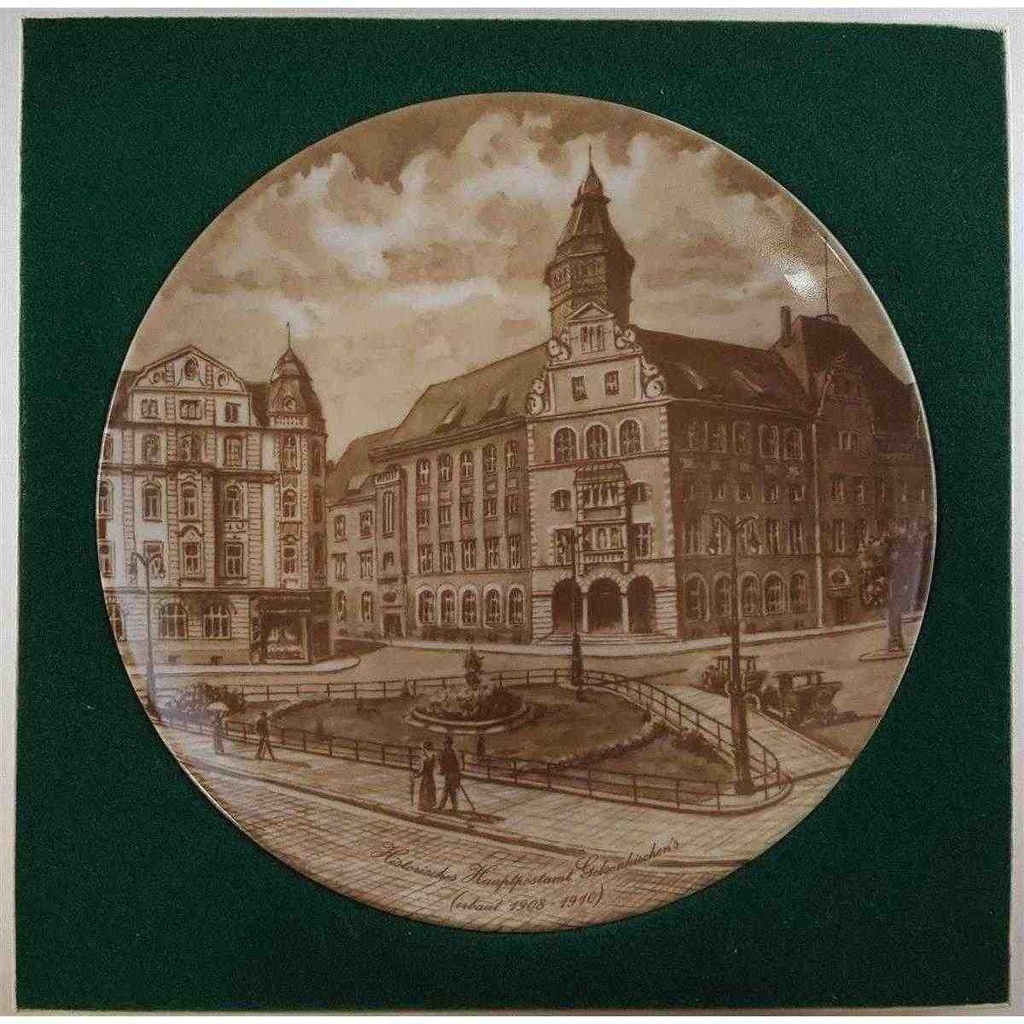 [45811151] Heimatteller AK Kaiser Porzellan Wandteller Gelsenkirchen 7.Motiv Historisches Hauptpostamt Gelsenkirchen´s gebraucht - sehr gut Bild 5