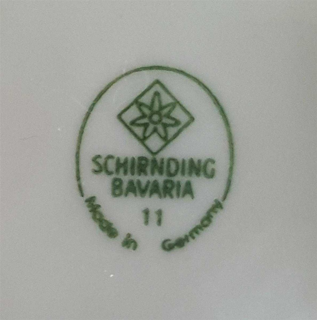 [45811154] Kaffeetasse Tasse Goldrand Schirnding Bavaria Blumenmuster mit gebraucht - sehr gut Bild 3