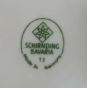 [45811154] Kaffeetasse Tasse Goldrand Schirnding Bavaria Blumenmuster mit gebraucht - sehr gut Bild 3