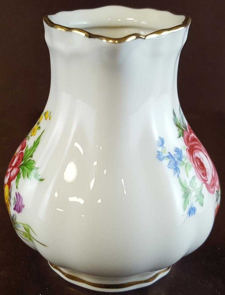 [45811159] Milchkännchen Goldrand Schirnding Bavaria Blumenmuster mit gebraucht - sehr gut Bild 2