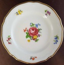 [45811162] Gebäckschale Schale auf Fuß Konfektschale Goldrand 15,5 cm Schirnding Bavaria Blumenmuster mit gebraucht - sehr gut Bild 2