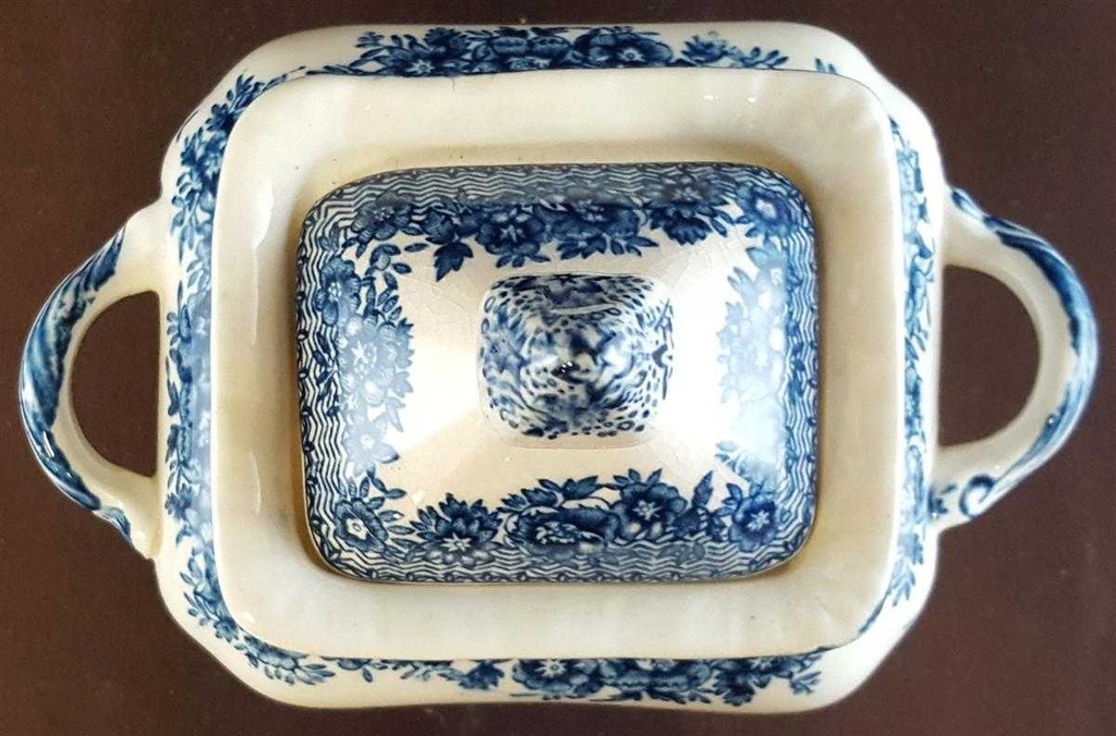 [45811166] Zuckerdose Masons Ascot Blau gebraucht - gut Bild 3