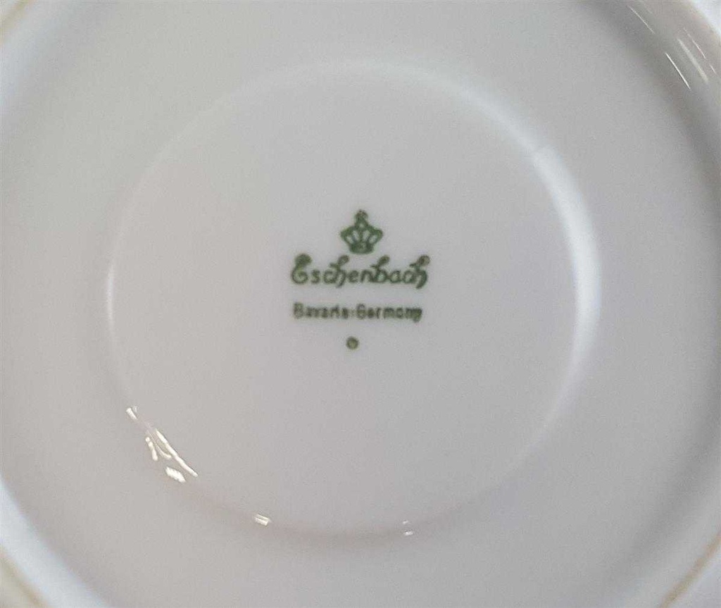 [45811188] Untertasse für Kaffee 14,8 cm Eschenbach rosa Rose gebraucht - gut Bild 2