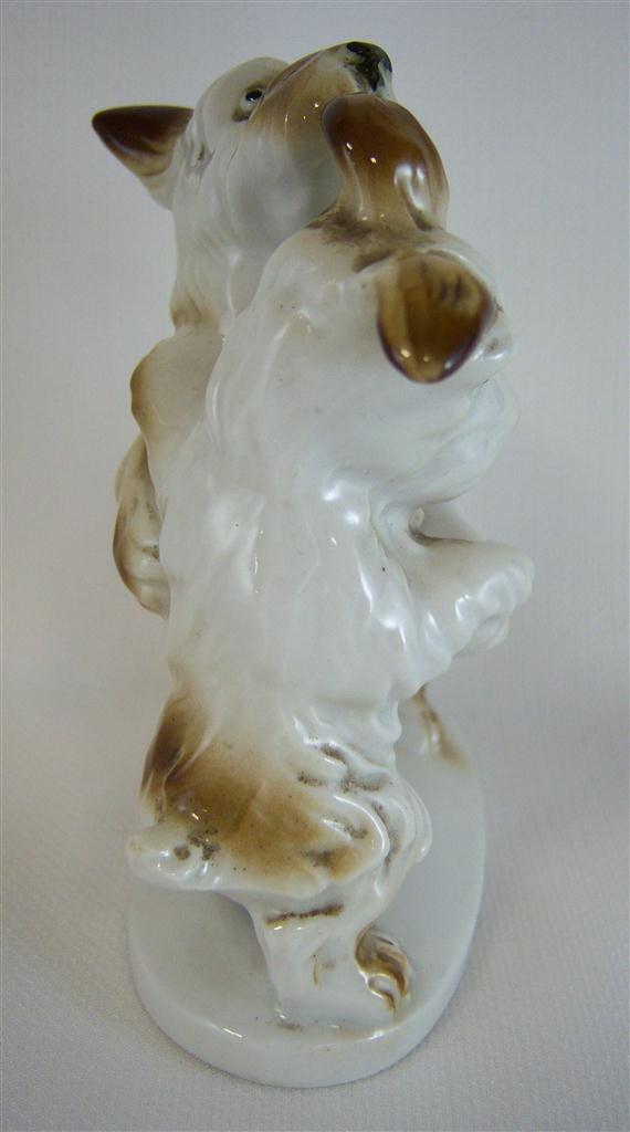 [4581119] Figur Skulptur Porzellanhunde Terrier Paar gestempelt Nr. 7902 Bild 2