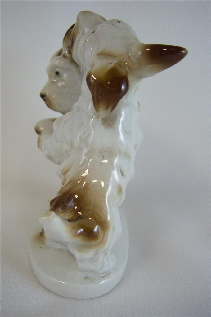 [4581119] Figur Skulptur Porzellanhunde Terrier Paar gestempelt Nr. 7902 Bild 4