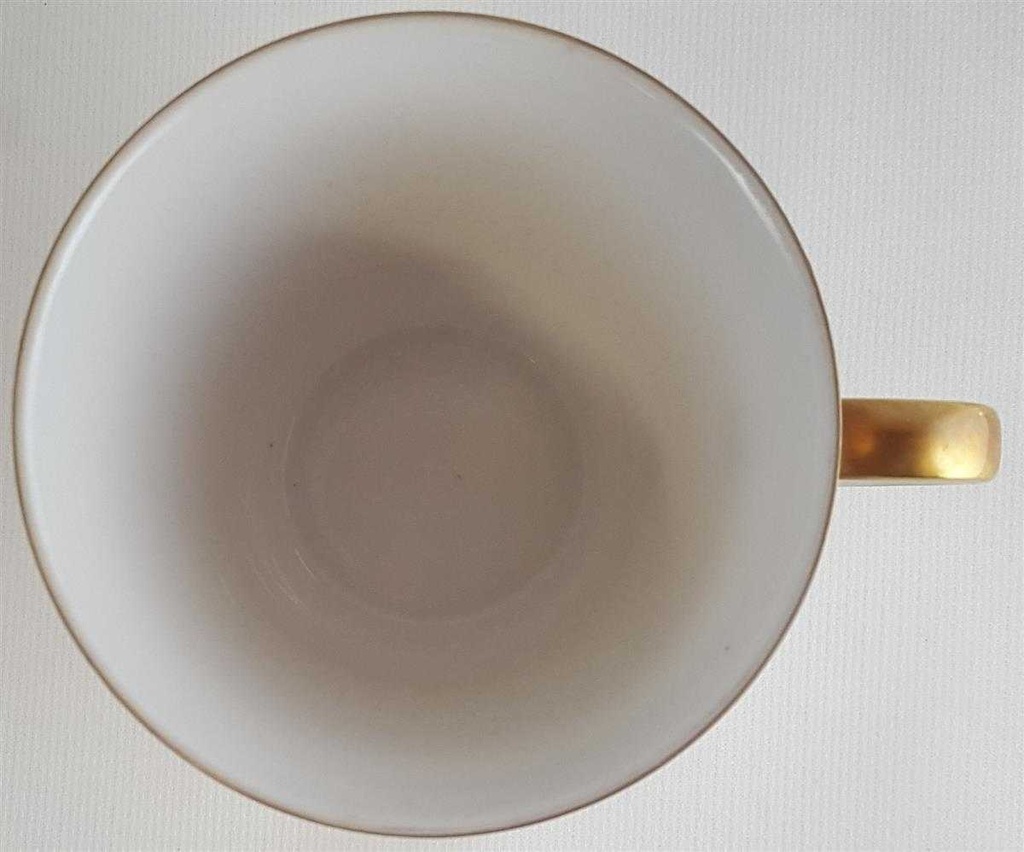 [45811192] Kaffeetasse Tasse Winterling Kirchenlamitz Kobalt goldene Bordüre gebraucht - sehr gut Bild 2