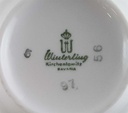 [45811192] Kaffeetasse Tasse Winterling Kirchenlamitz Kobalt goldene Bordüre gebraucht - sehr gut Bild 3