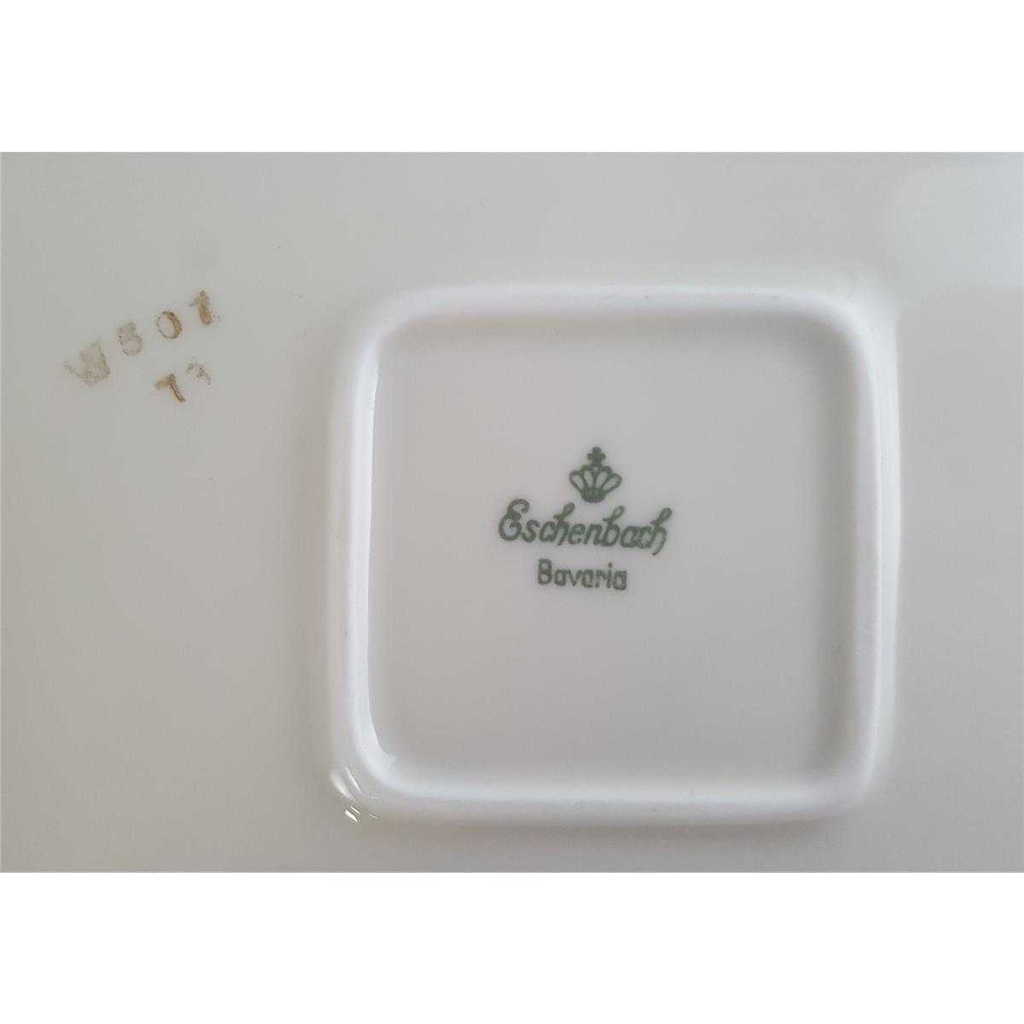 [45811193] Butterdose Goldrand Eschenbach Alte Formen W501 gebraucht - defekt Bild 5