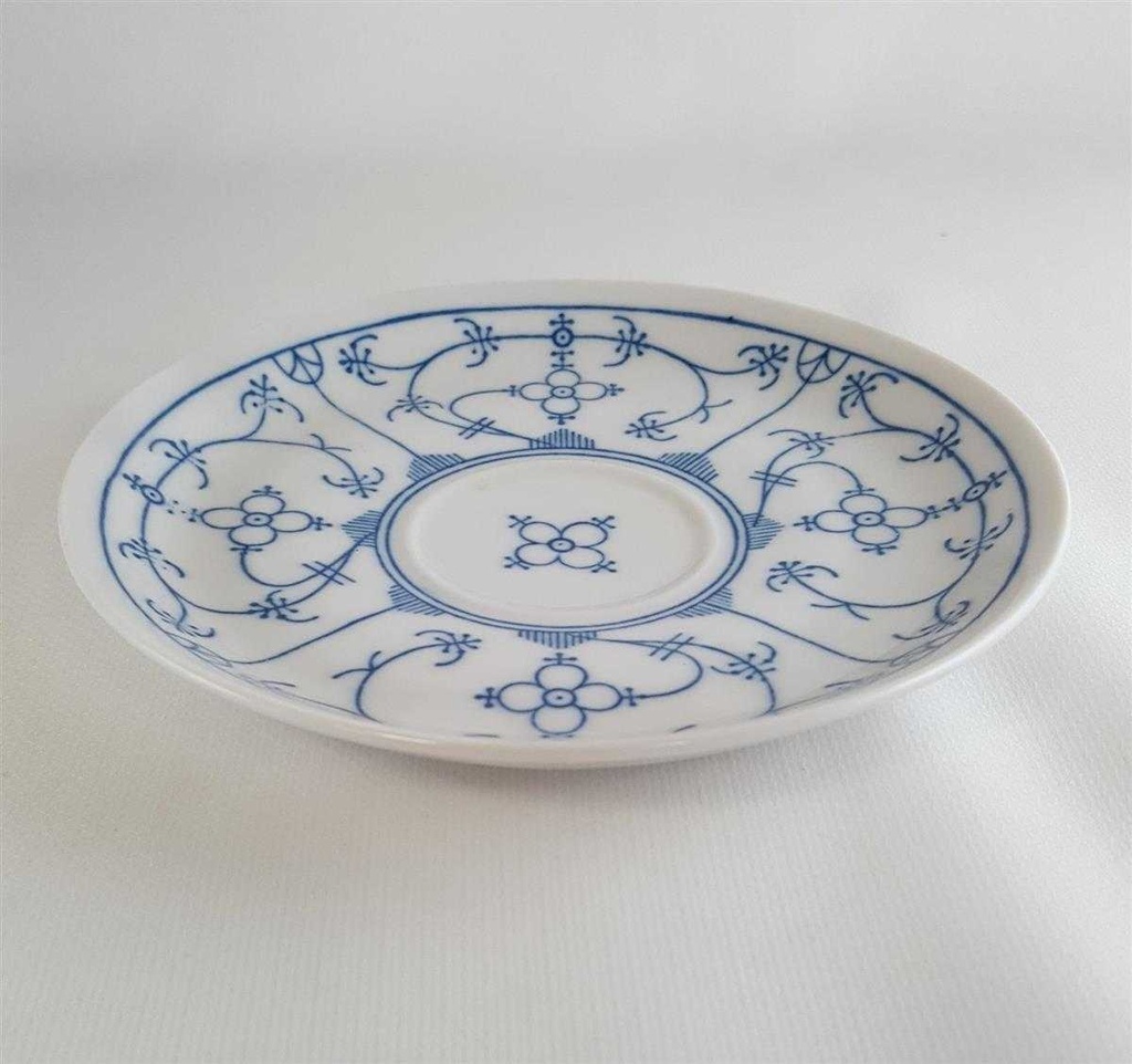 [45811202] Untertasse für Kaffee 14,5 cm Winterling Schwarzenbach Indisch Blau Strohblume gebraucht - sehr gut Bild 2