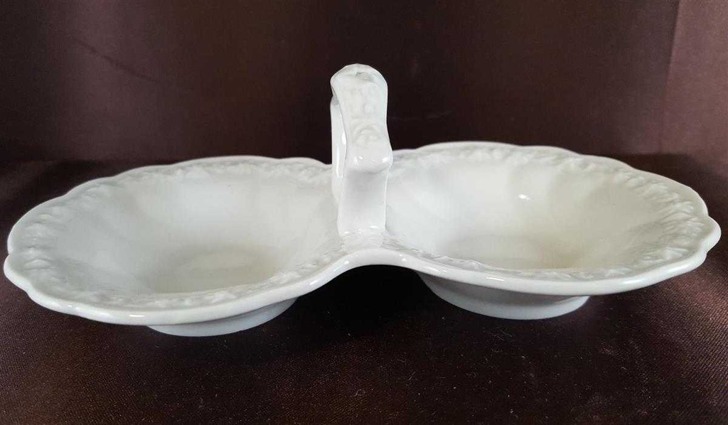 [45811206] Menage für Salz und Pfeffer Ilmenau Graf von Henneberg Edelweiß L 17 B 9,5 cm Bild 2