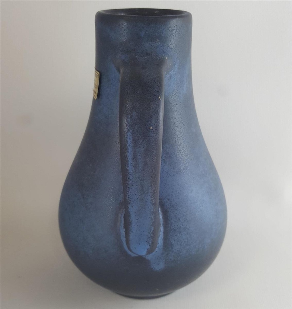 [45811209] Blumenvase Henkelvase Krug 15 cm Carstens Tönnieshof Blau gebraucht - sehr gut Bild 2