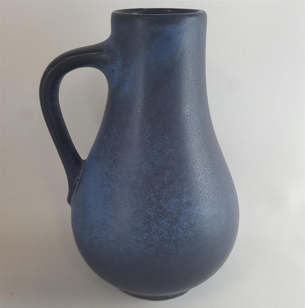 [45811209] Blumenvase Henkelvase Krug 15 cm Carstens Tönnieshof Blau gebraucht - sehr gut Bild 3
