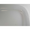 [45811210] Servierplatte Speiseplatte Fleischplatte Steakplatte klein 30x26 cm Hutschenreuther Scala Weiß gebraucht - gut Bild 2
