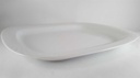 [45811210] Servierplatte Speiseplatte Fleischplatte Steakplatte klein 30x26 cm Hutschenreuther Scala Weiß gebraucht - gut Bild 4
