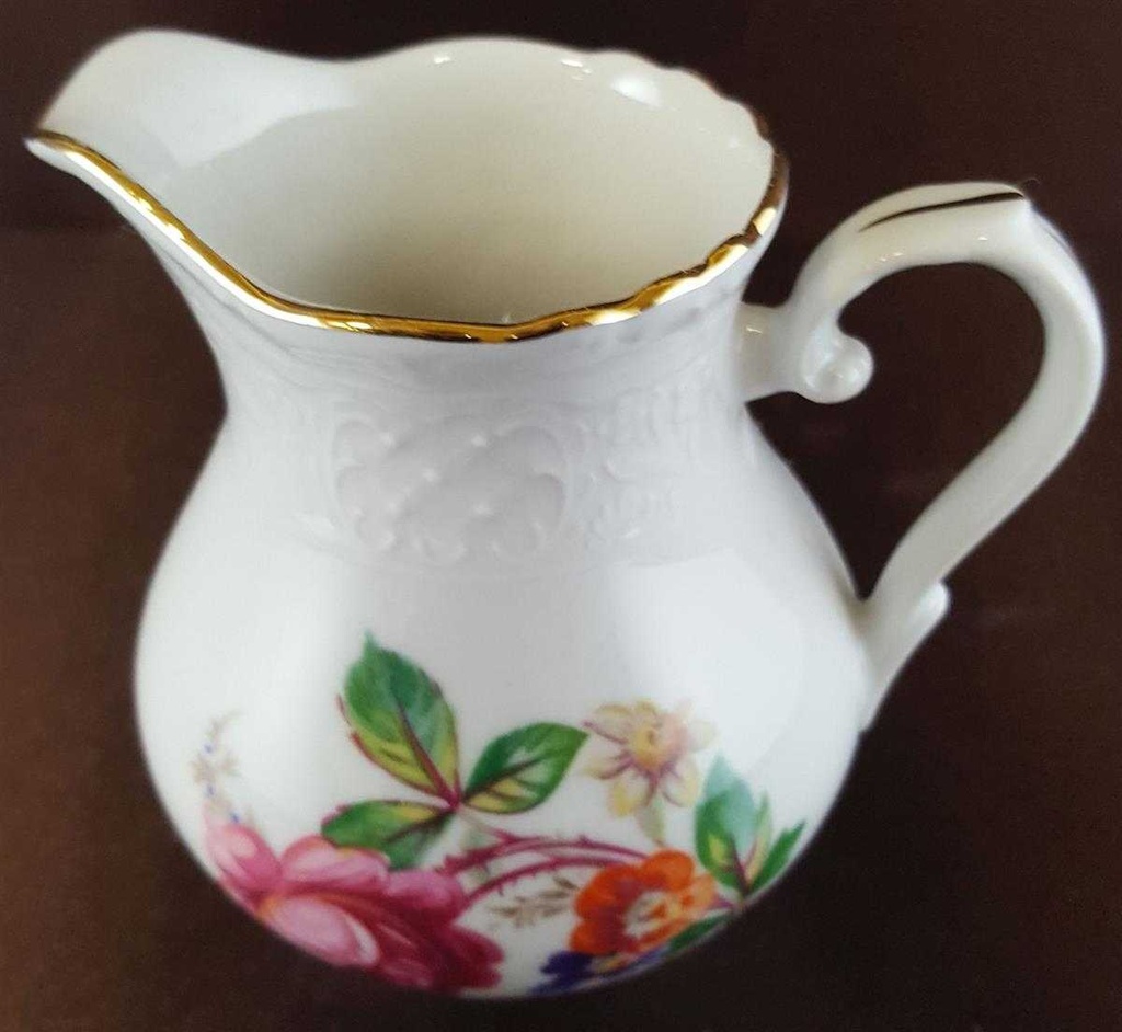 [45811259] Milchkännchen Schumann Arzberg Form Dresden Bunte Blume gebraucht - sehr gut Bild 2