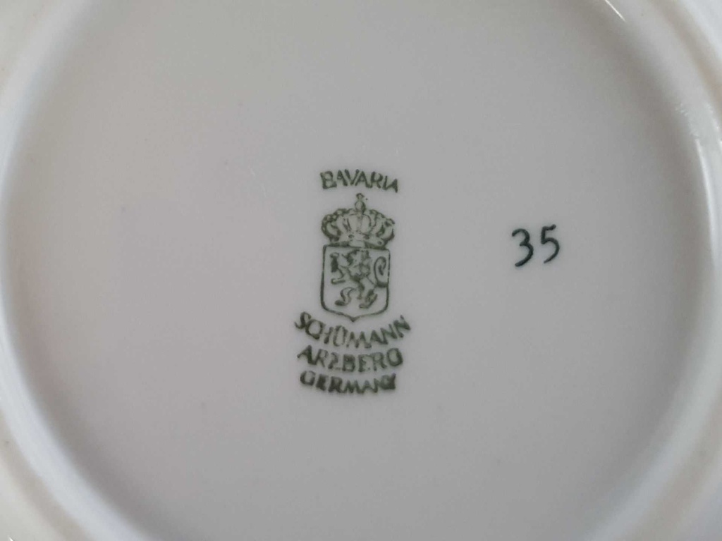 [45811264] Untertasse für Kaffee 14,5 cm Schumann Arzberg Form Dresden Bunte Blume gebraucht - akzeptabel Bild 3