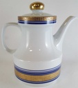 [45811269] Kaffeekanne 1,5 L Retsch Wunsiedel Kobalt Blau Gold gebraucht - sehr gut Bild 4