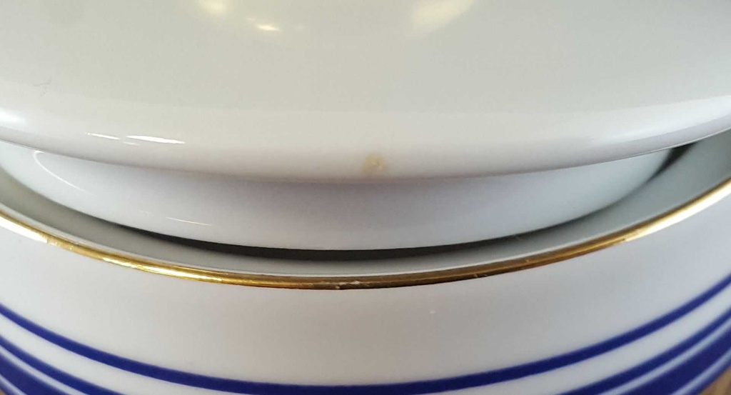 [45811272] Zuckerdose Retsch Wunsiedel Kobalt Blau Gold gebraucht - gut Bild 4